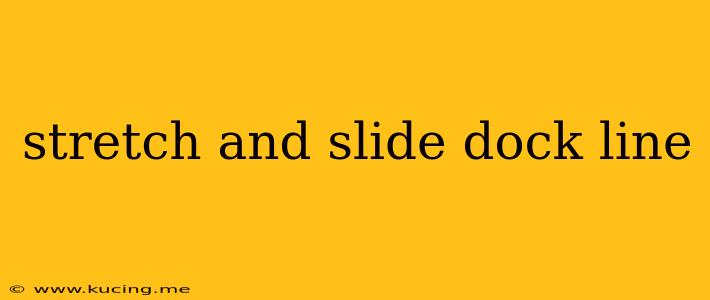 stretch and slide dock line
